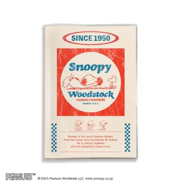 2025年10月始まり手帳 月間 B6 スヌーピー レトロ