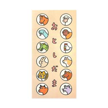 年賀のし袋 伊予和紙 マコモ 十二度見 3枚入り