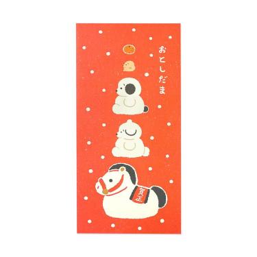 年賀のし袋 伊予和紙 穂の湯 福々な横顔 3枚入り