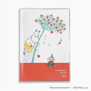 2026年3月始まり手帳 月間 A5 ムーミン アップル