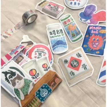 ステッカーセット YARN BALL 看板・スナック