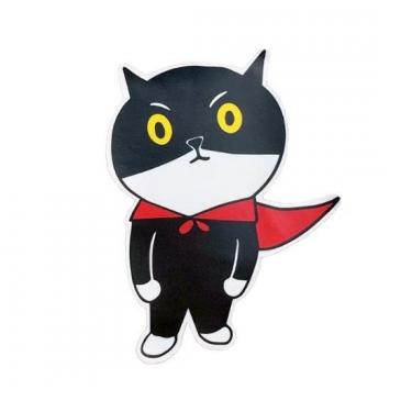 防水大型ステッカー superB studio コウモリニャー