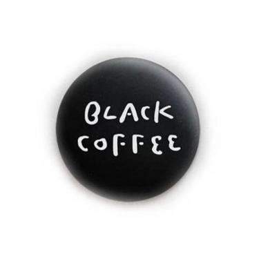 缶バッジ WHOSMiNG ブラックコーヒー