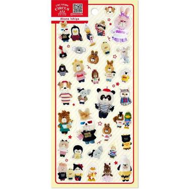 クリエイターズサーカス 透明シール Akane Ishiga