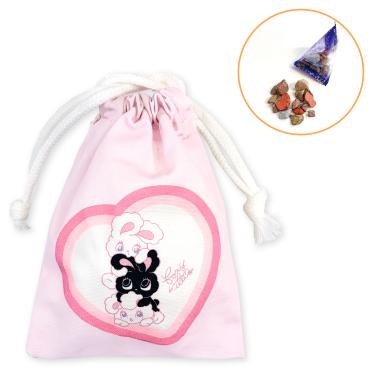 お菓子巾着ギフト foxy illustrations バニー&ブラックバニー