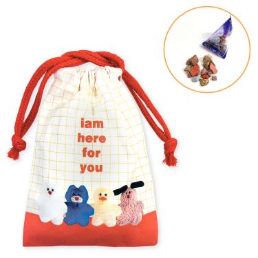 お菓子巾着ギフト mojojojo アイアムヒアフォーユー