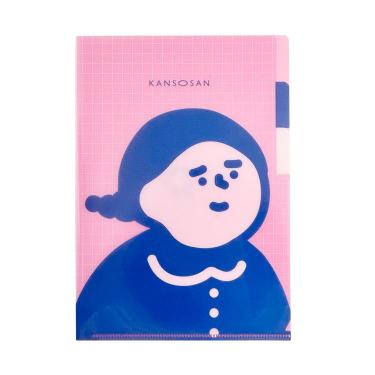 A5クリアファイル 乾燥さん えがお