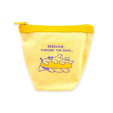 舟形ポーチ 黑白小姐