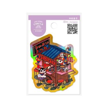 クリエイターズサーカス ステッカー 中村杏子 ラーメンきつね