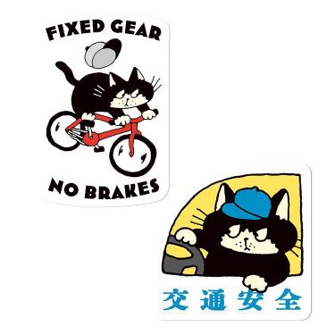 クリエイターズサーカス ステッカー ヒダカナオト フィクシーキャット