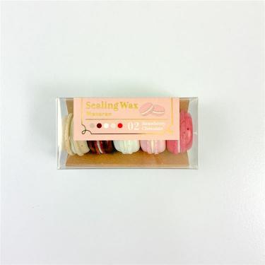 シーリングワックス マカロン ストロベリーチョコレート