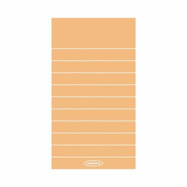 ミミベア シンプルメモ ライトオレンジ