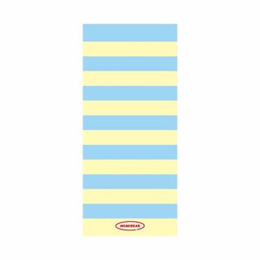 ミミベア ストライプメモ ブルー