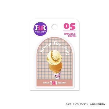 サーティワンアイスクリーム ステッカー ダブルコーン