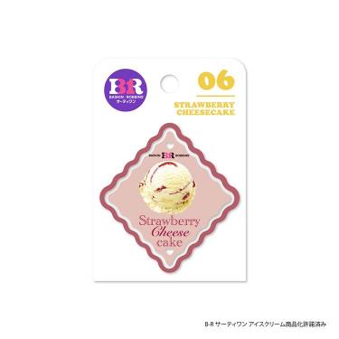 サーティワンアイスクリーム ステッカー ストロベリーチーズケーキ