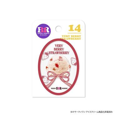 サーティワンアイスクリーム ステッカー ベリーベリーストロベリー