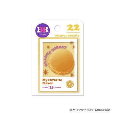 サーティワンアイスクリーム ステッカー オレンジソルベ