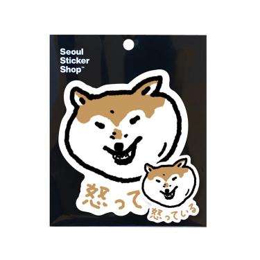 ステッカー 怒っている