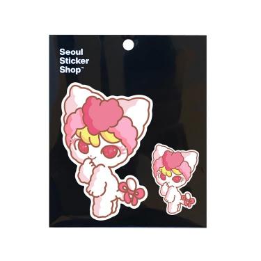 ステッカー フラットホワイトV