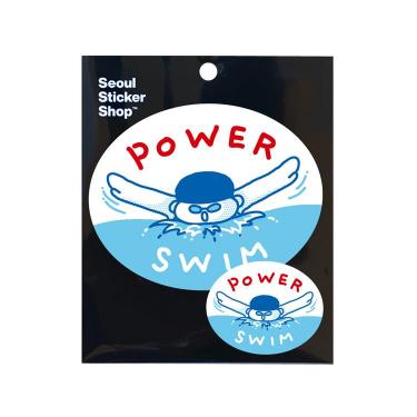 ステッカー パワースイム