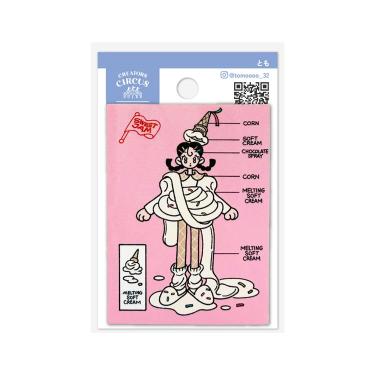 クリエーターズサーカス ステッカー MELTING SOFT CREAM