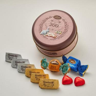 バレンタイン ラウンド缶