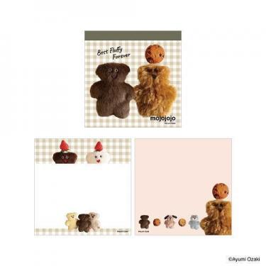 スクエアメモ mojojojo くま クッキー