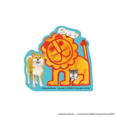 村田夏佳×デビカ ダイカットステッカー らいおん