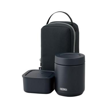 真空断熱スープランチセット 800ml JEE-801 ブラック