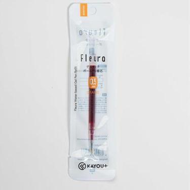 Flera ボールペン替芯 0.5mm ゲルインク オレンジ