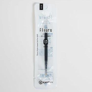 Flera ボールペン替芯 0.5mm ゲルインク ブラック