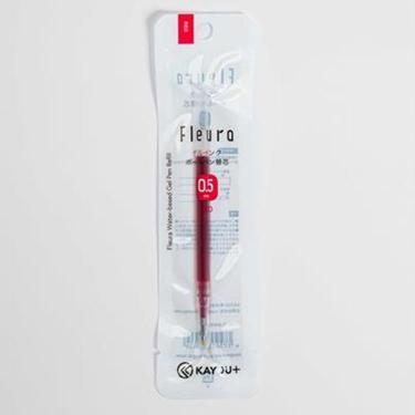 Flera ボールペン替芯 0.5mm ゲルインク レッド