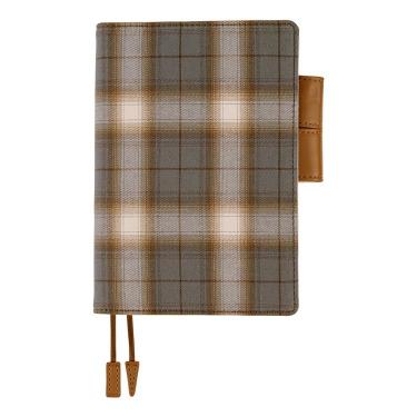 ほぼ日手帳カバー オリジナル シャツファブリック foggy Check