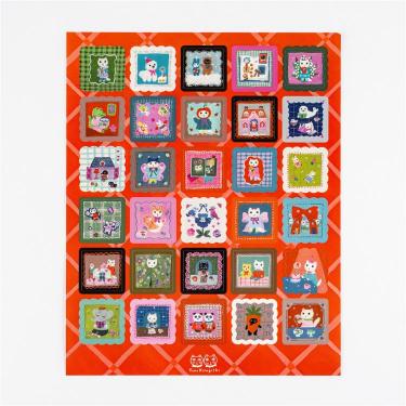 ほぼ日 シール 北岸由美 しろねこのまいにち