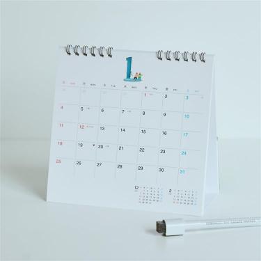 2026年1月始まり 卓上 ホワイトボードカレンダー
