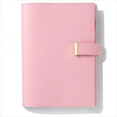 2026年1月始まり 週間バーチカル B6 SUNNY手帳 トラッドカバー パウダーピンク