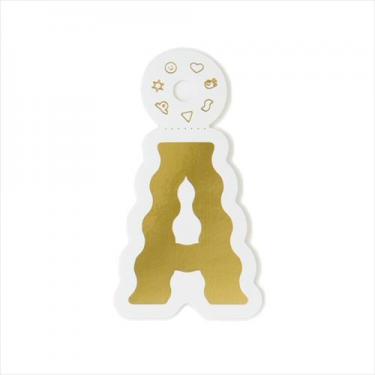 ナカヨシカスタムチャームステッカーズ アルファベット A