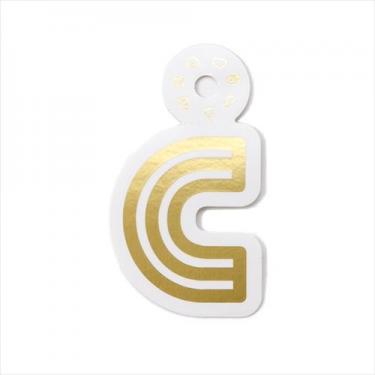 ナカヨシカスタムチャームステッカーズ アルファベット C