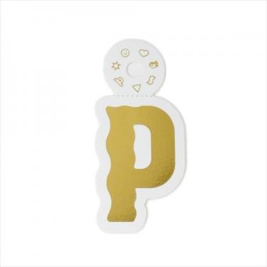 ナカヨシカスタムチャームステッカーズ アルファベット P