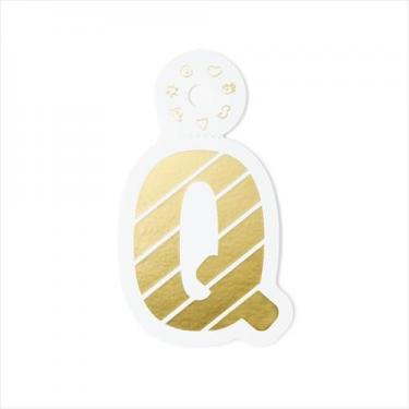 ナカヨシカスタムチャームステッカーズ アルファベット Q