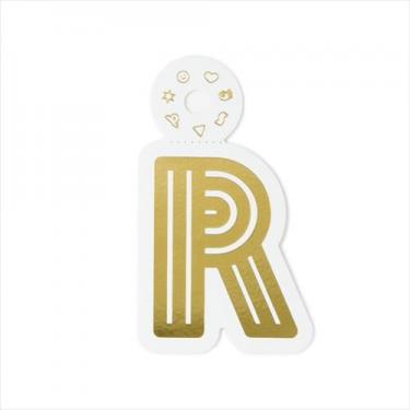 ナカヨシカスタムチャームステッカーズ アルファベット R