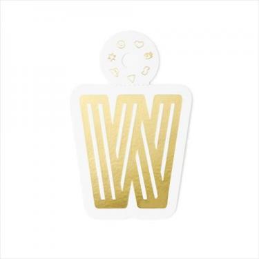 ナカヨシカスタムチャームステッカーズ アルファベット W