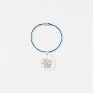 ナカヨシカスタムチャームステッカーズ キーリング グリーン