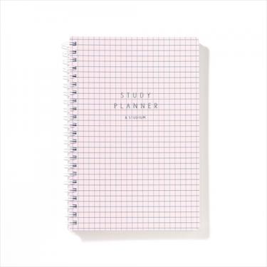 スタディプランナー リングノートタイプ A5変型 デイリー ピンクチェック