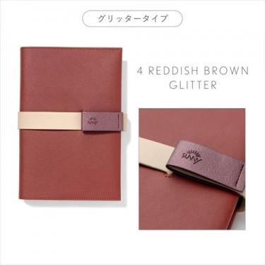 サニーノートブック レディッシュブラウングリッター