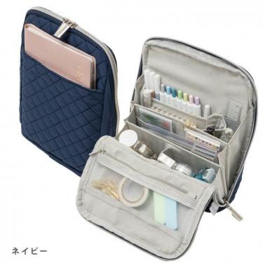 手帳が入るペンケース M ネイビー