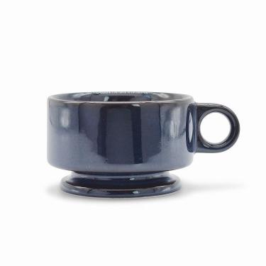 脚付きスタッキングスープマグ ネイビー 260ml スミス