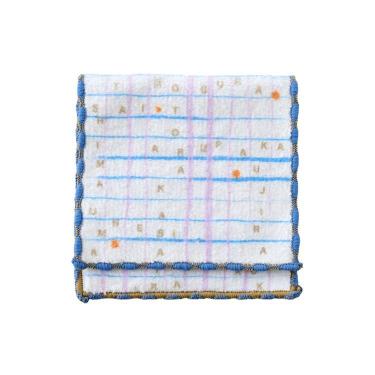 ポケットハンカチ 10×10cm ことばさがし