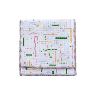 ポケットハンカチ 10×10cm 迷路