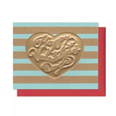 バレンタインミニカード クラフトボーダー